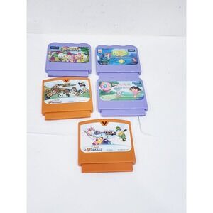 Lot Of 5 VTech V.Smile & V.Motion Learning System Games Cartridges
